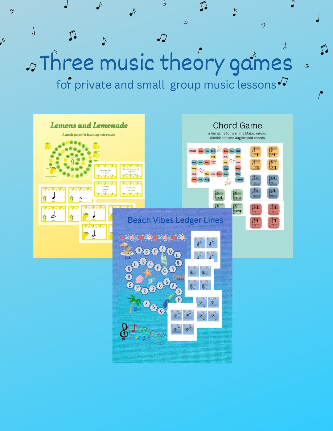 Music Game Bundle Piano Games Group Piano Lessons Group Music Lessons