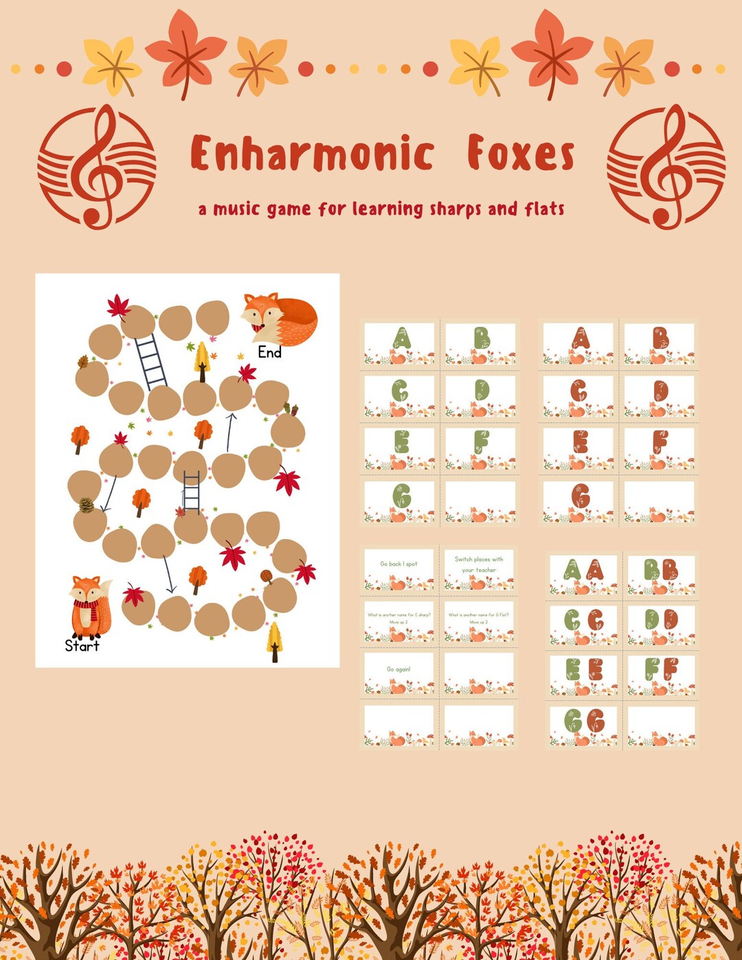 Music Theory Game Piano Activity Music Class Activity Homeschool Music ...