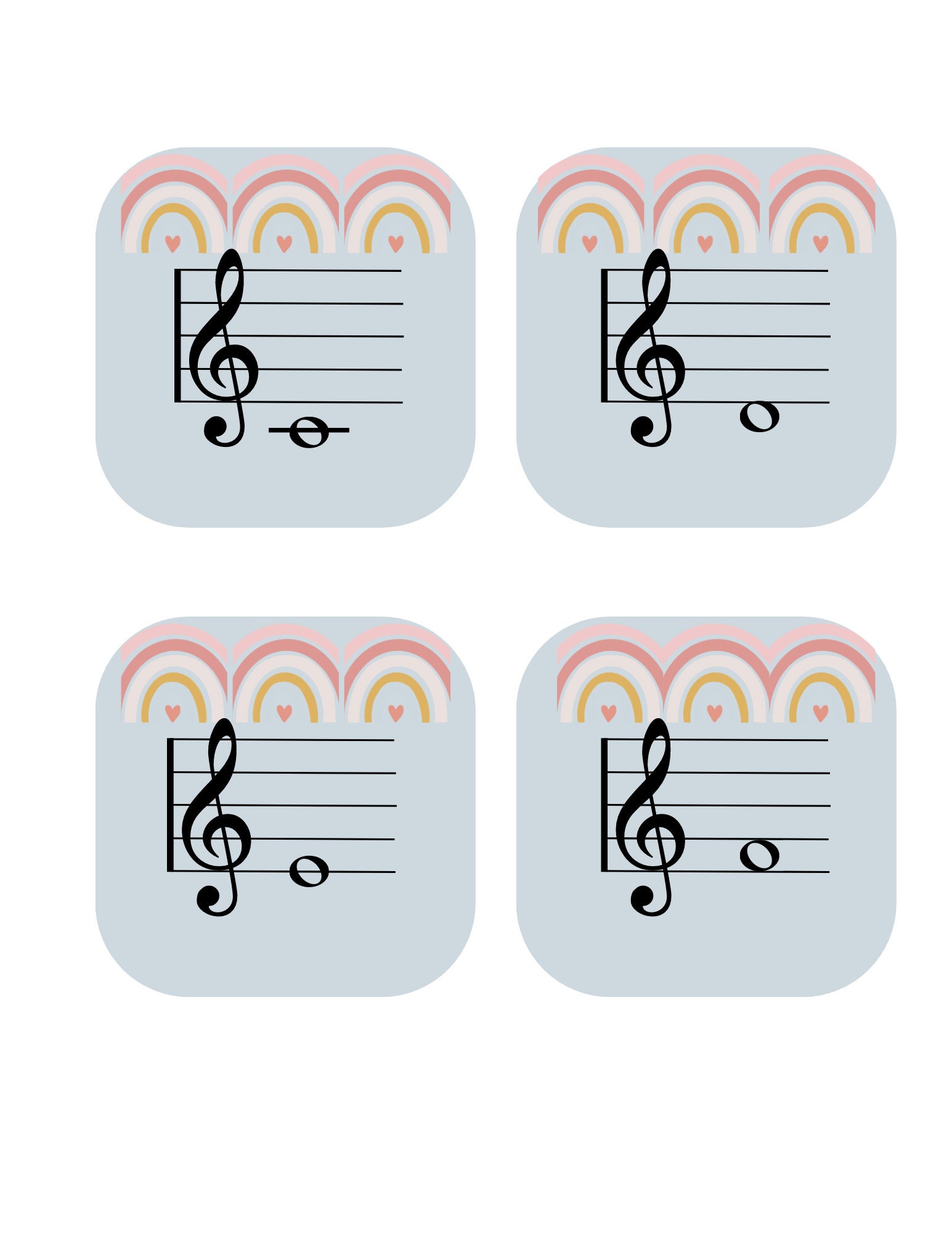 Music Flashcards Piano Lesson Music Lesson Homeschool Music Printable ...