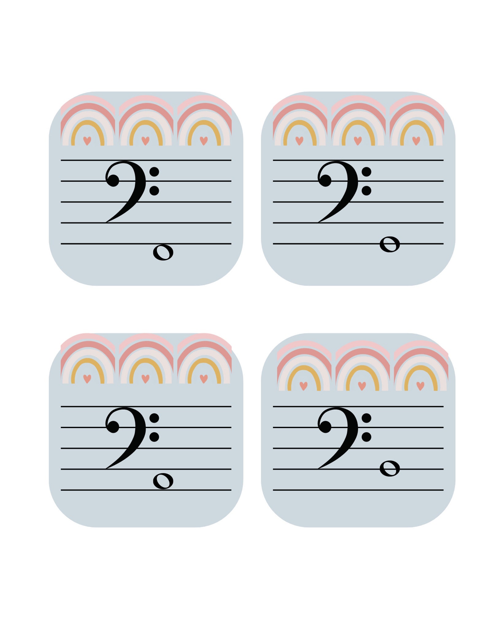 Music Flashcards Piano Lesson Music Lesson Homeschool Music Printable ...