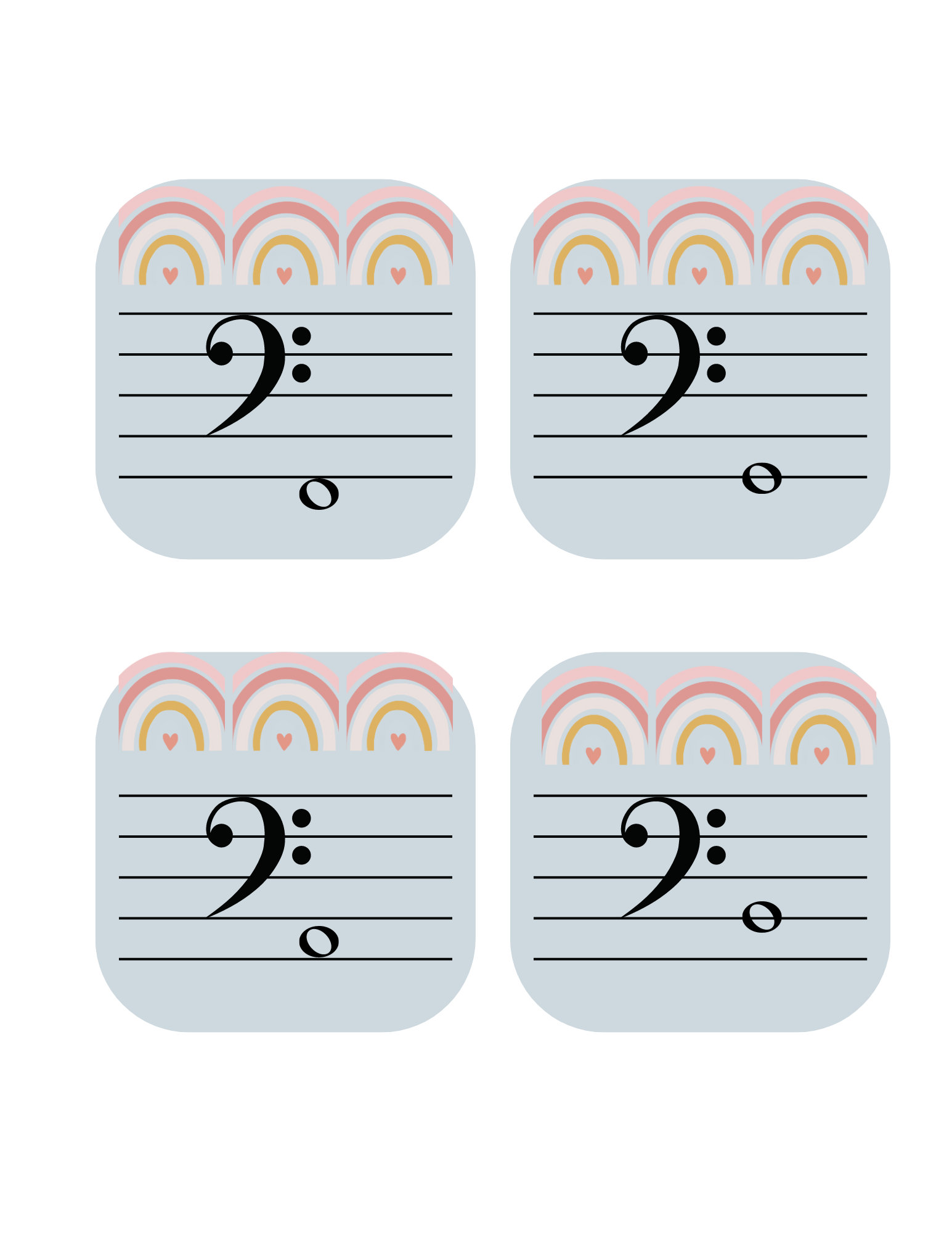 Music Flashcards Piano Lesson Music Lesson Homeschool Music Printable ...