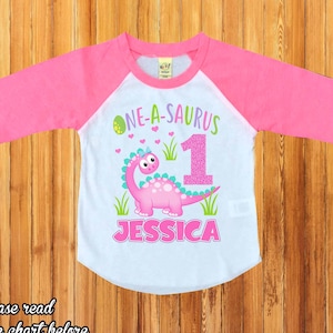 Dinosaur birthday shirt, dino personalized birthday shirt, dinosaur birthday , one-a-saurus, dinosaur party, dinosaur boy shirt, baby H252