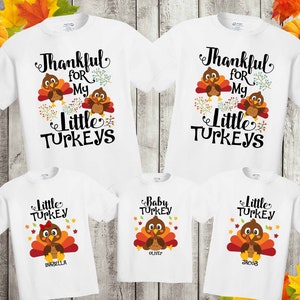 Thanksgiving turkey Shirt, thanksgiving family. turkey shirts, thanksgiving Family matching Shirts, fall shirts, turkey boy shirt, girl TG-6