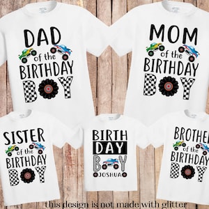 Monster Truck Birthday Shirt, Monster Truck Shirt, Monster Truck Birthday Boy, Monster Truck Theme, First Birthday Boy Shirt, Outfit H153