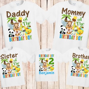 safari 1st birthday shirt