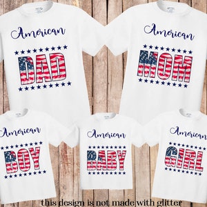 4th of July Family Shirts, 4th july shirt, America shirt, usa, 4th July matching Shirts, red white and blue, independence day shirt  H152
