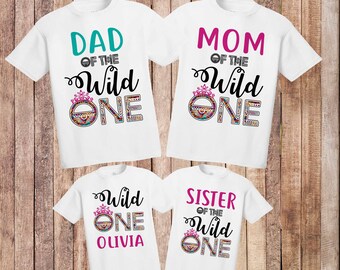 Wild one birthday shirt, first birthday party, first birthday outfit, first birthday shirt, wild one shirt, boho, baby girl birthday/H-106