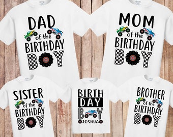 Monster Truck Birthday Shirt, Monster Truck Shirt, Monster Truck Birthday Boy, Monster Truck Theme, First Birthday Boy Shirt, Outfit H153