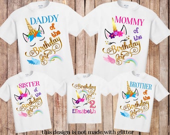 unicorn shirts for 1st birthday