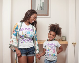 Personalized Unicorn Birthday Shirt: Matching Family Shirts