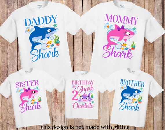 baby shark birthday shirt ideas