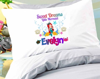 Personalized Mermaid Pillowcase, P128