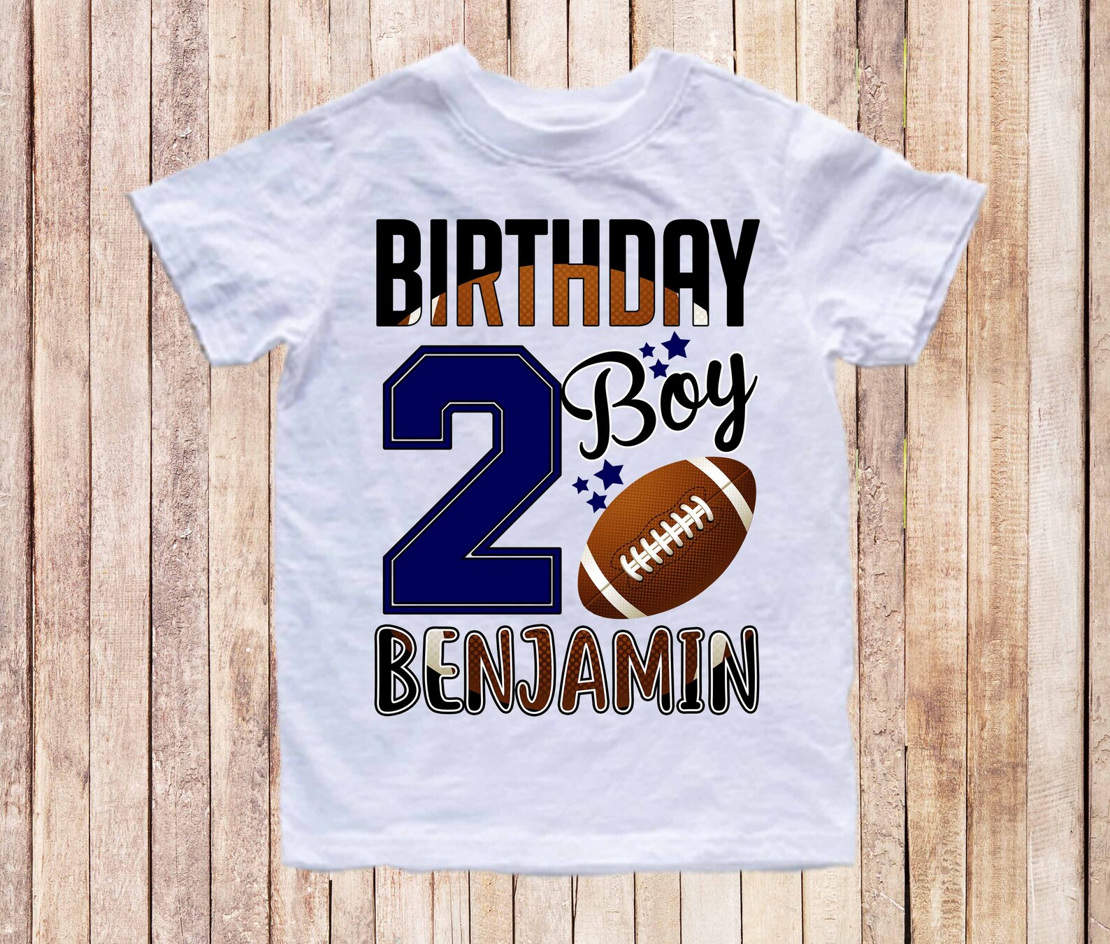 Football Birthday Shirt Football Birthday Boy Shirt Sports Etsy