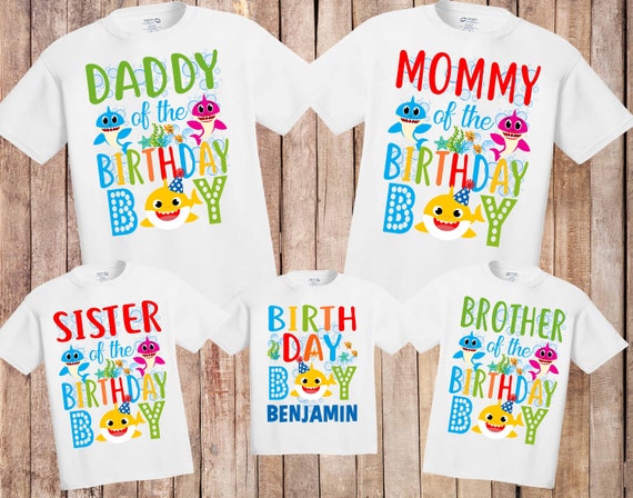 Baby Shark 1st Birthday Shirts