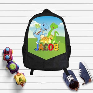 Custom Personalized Backpack,Personalized boys backpack,boys backpack,dinosaur birthday,Monogram Sports bag,Back to school backpack,B204