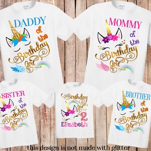 unicorn birthday clothes