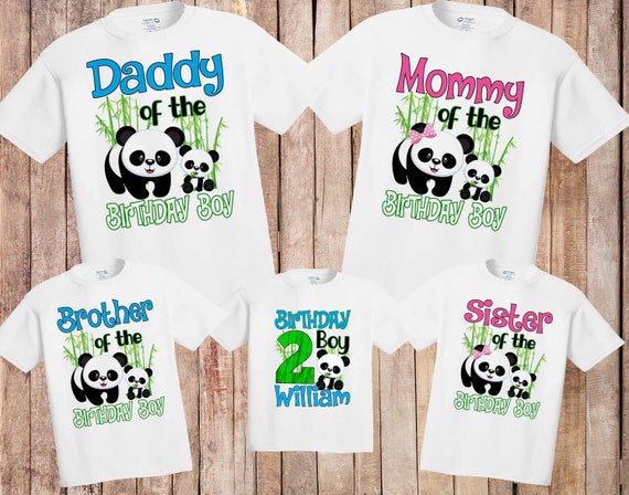 Family panda tee Clearance