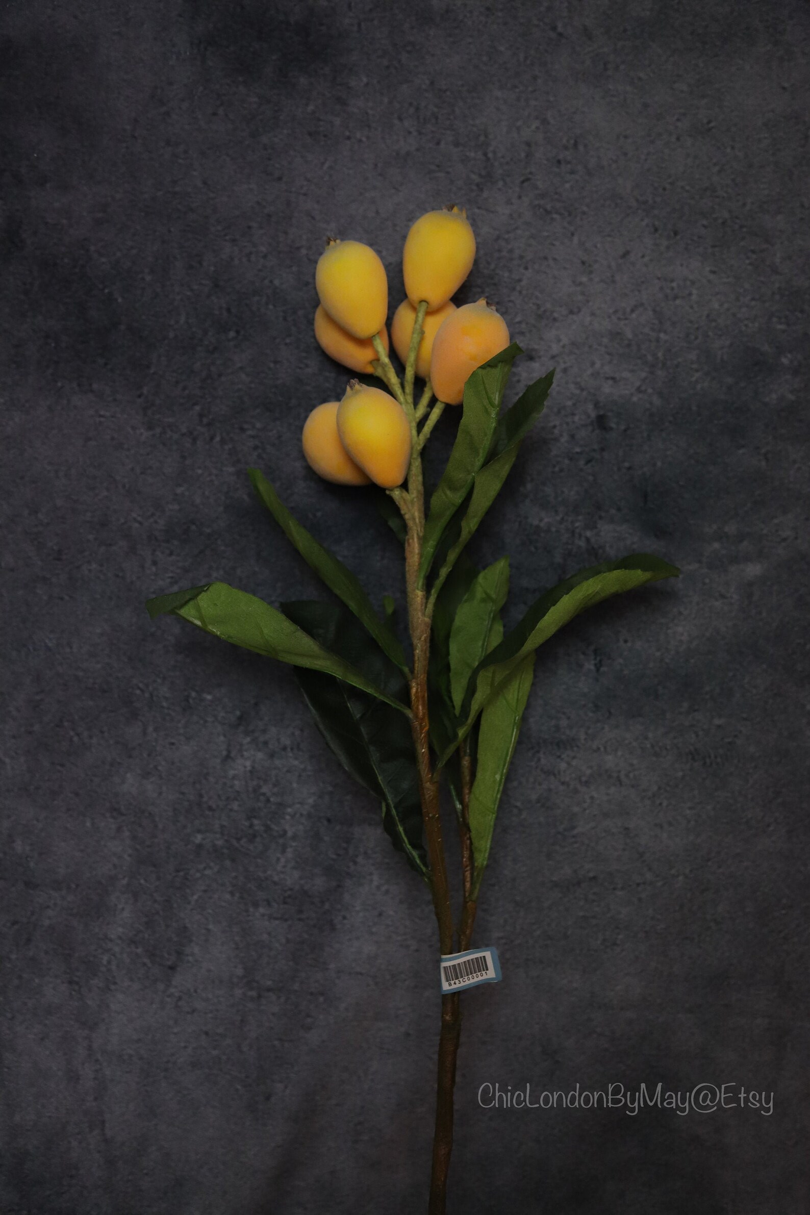 Artificial Loquat Fruit Fake Yellow Fruit Faux Loquat Fruit Etsy