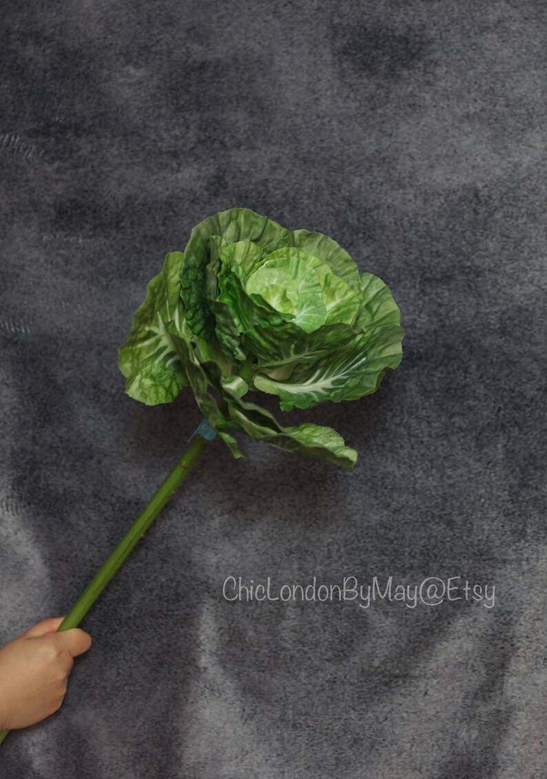 Artificial cabbage branch fake fruit realistic vegetables food fake