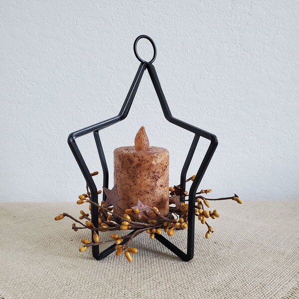 Star Candle Holder Etsy