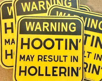 Funny Southern Warning Sticker Waterproof