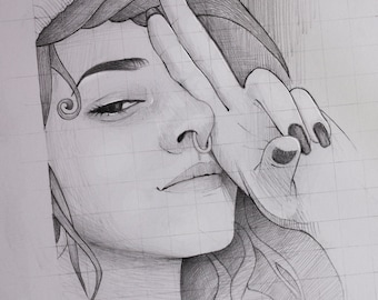 Razor Girl - Original Art
