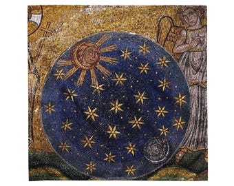 Tarot Cloth Medieval Earth and Stars