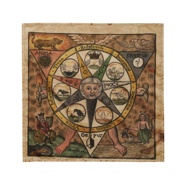 Tarot Cloth Medieval Star