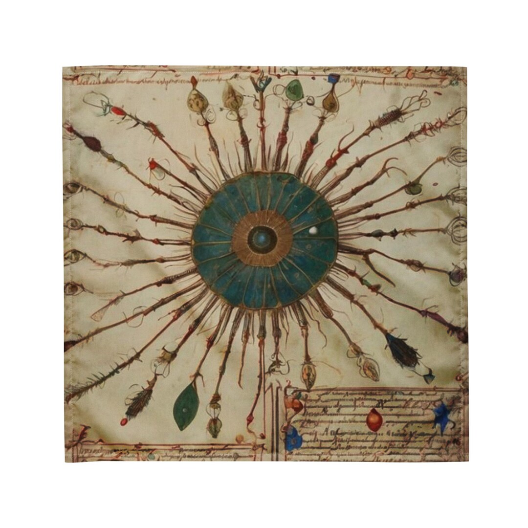 Tarot Cloth - Medieval Evil Eye - Etsy