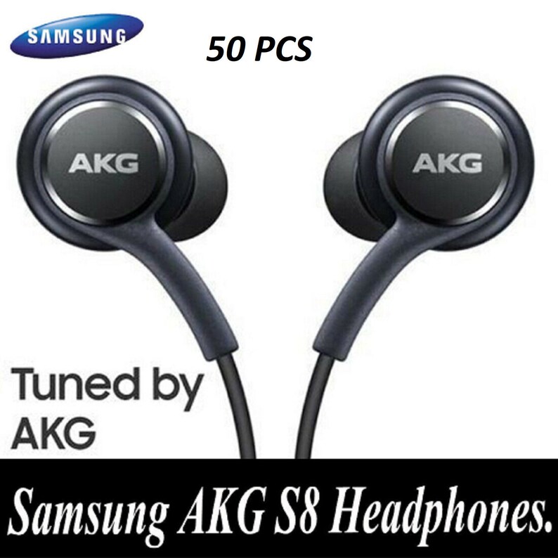 50 PCS AKG Headphones For Samsung Galaxy S10 S9 plus S8 Plus Etsy
