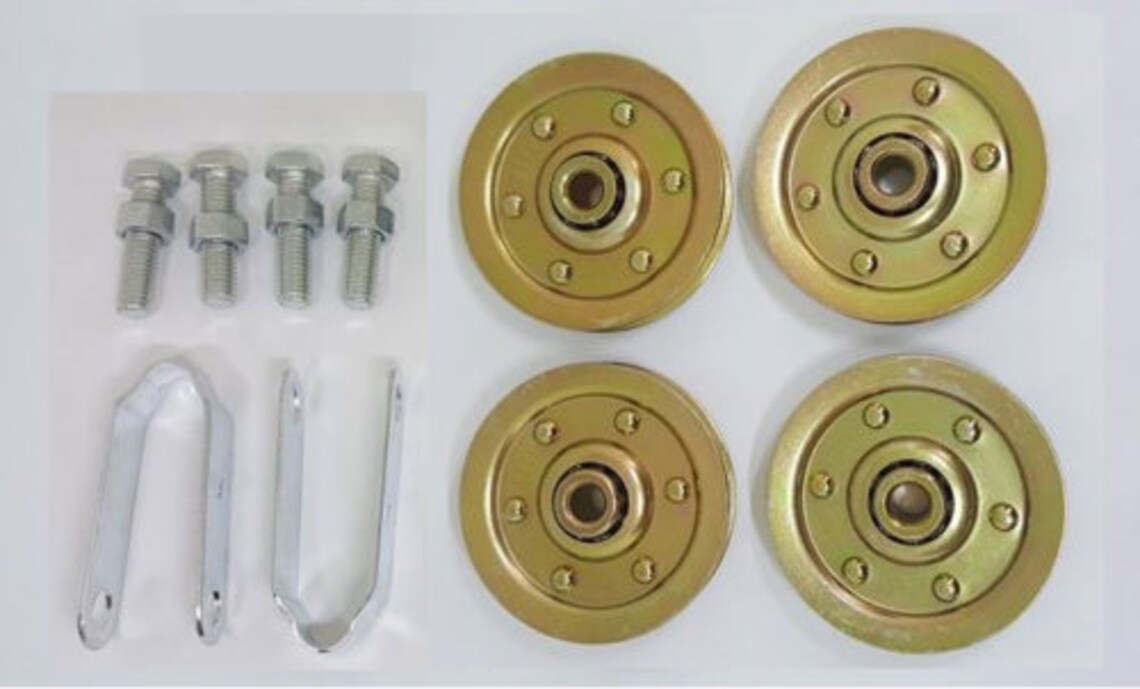 New Garage Door Heavy Duty Pulley Set, With Hardware Etsy