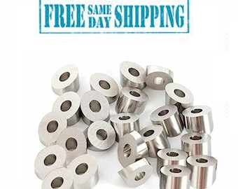 T316 SS 30 Degree Angled Washer for 1/8" 3/16" Cable Railing ~ 72 pcs