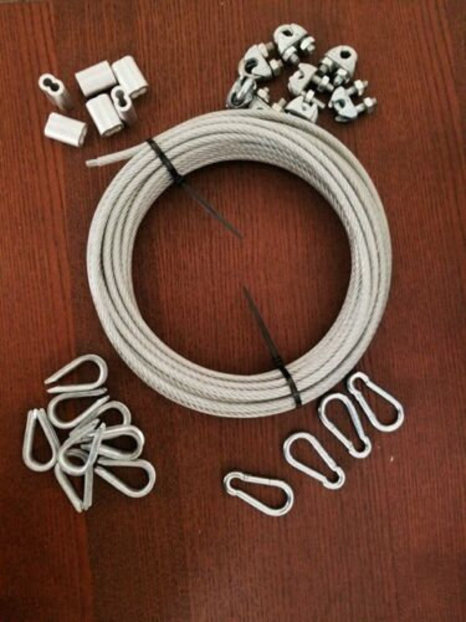 Vinyl Steel Wire Rope Cable Ferrules Thimbles Bowflex Gym Machine Kit Fixing Etsy