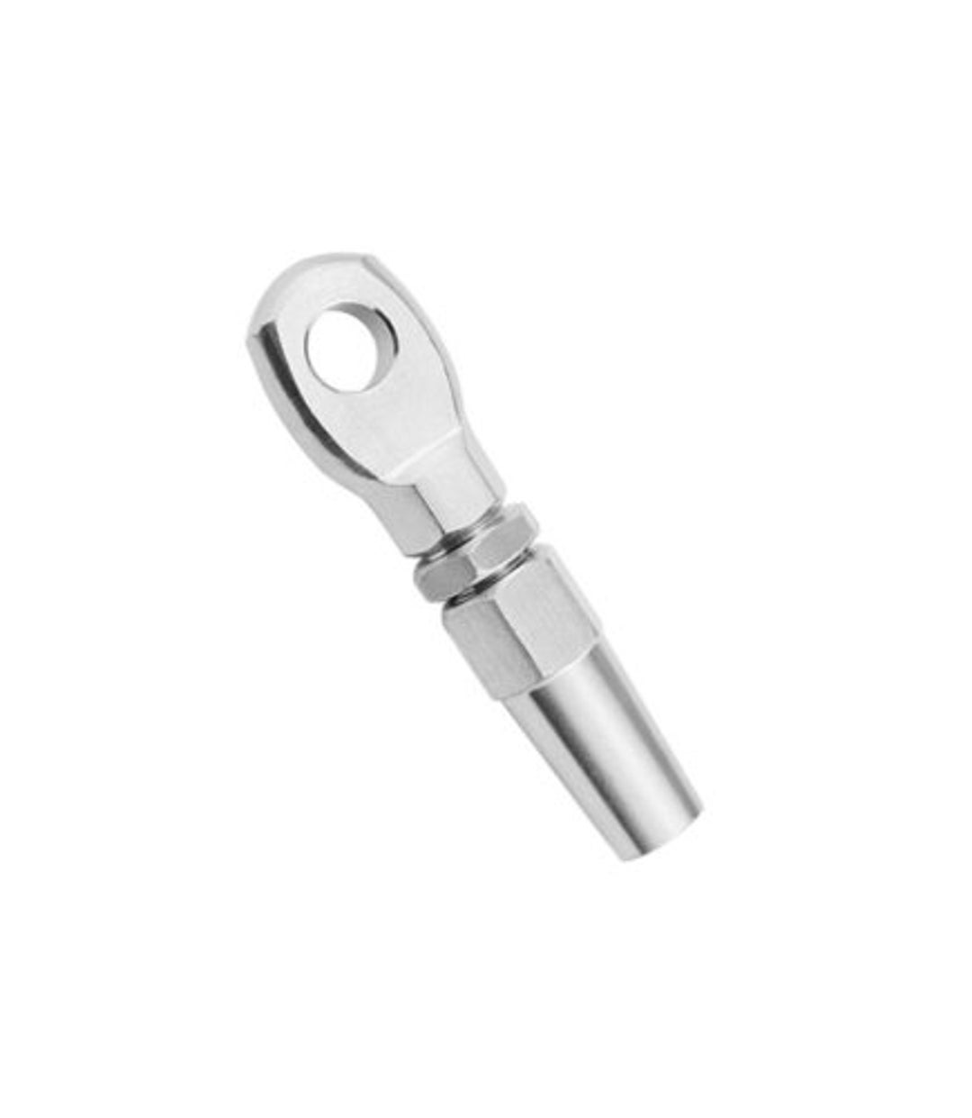 Terminali Per Cavi Ringhiera 1/8 Terminale Ad Occhio In Acciaio Inox T316 Per Cavo 1/8" - Per Ringhiere, Senza Swage Accessori Ringhiere Cavo - Foto 5