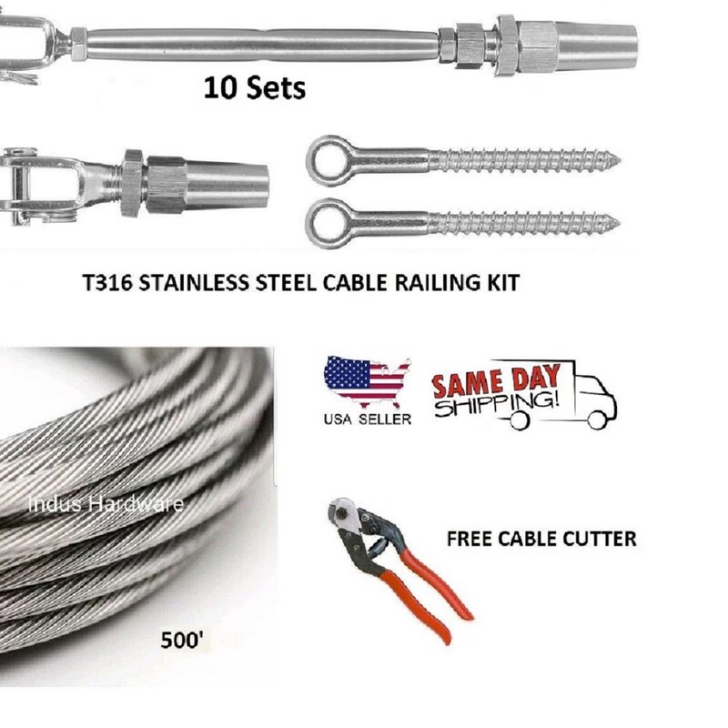 Cable Railing Kit - Etsy