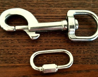 Dog run T316 Stainless Steel Swivel bolt SNAP and LINK for your chain