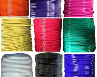 COLOR Vinyl Coated Wire Rope Cable,1/8&quot; - 3/16&quot; 7x7 Cable