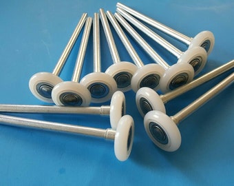 New Garage Door Rollers - LONG 7" STEM Premium Nylon for windload doors ~12 QTY