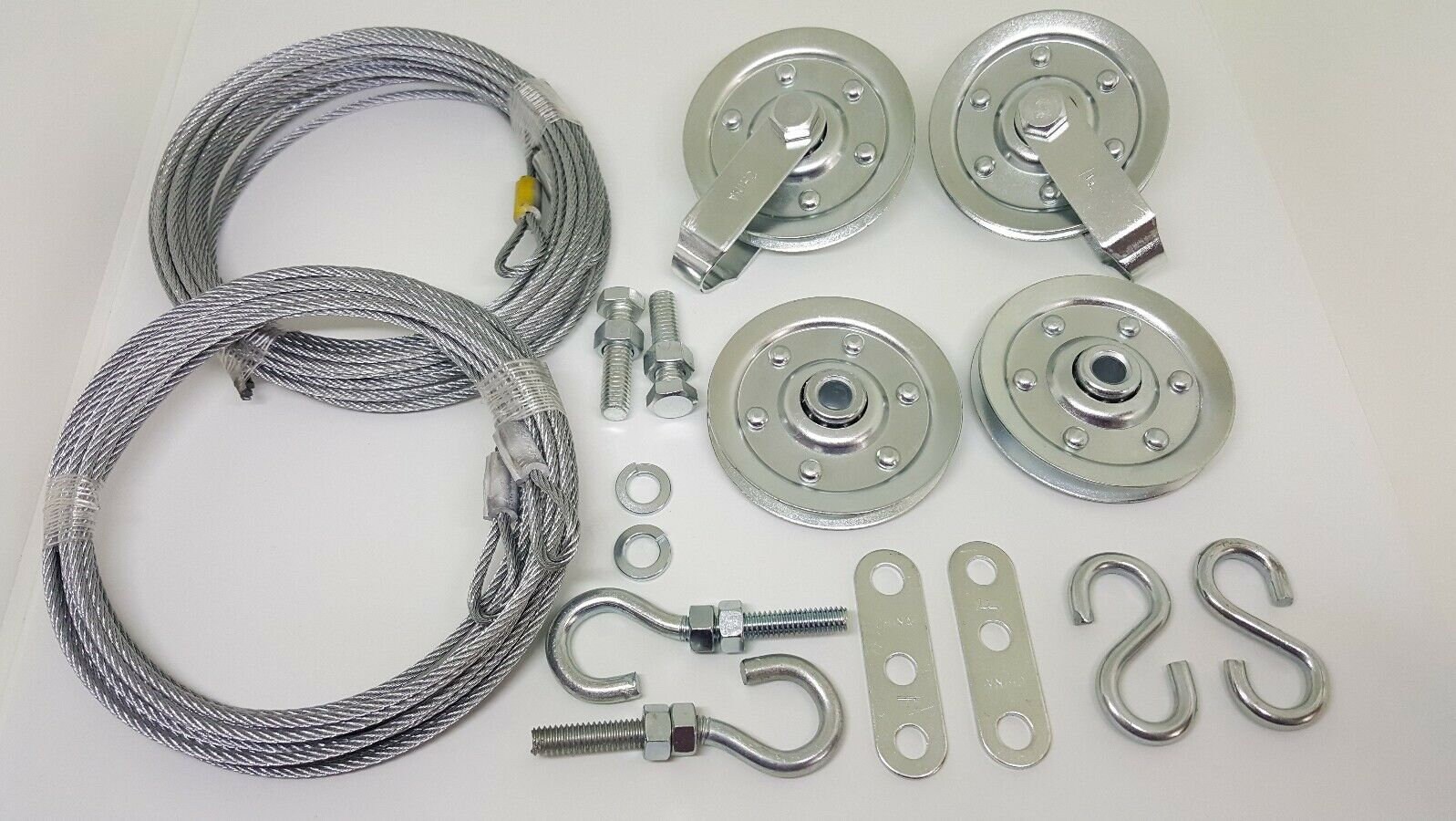 Garage Door Extension Spring Pulley Sheave Kit & SAFETY CABLE Etsy