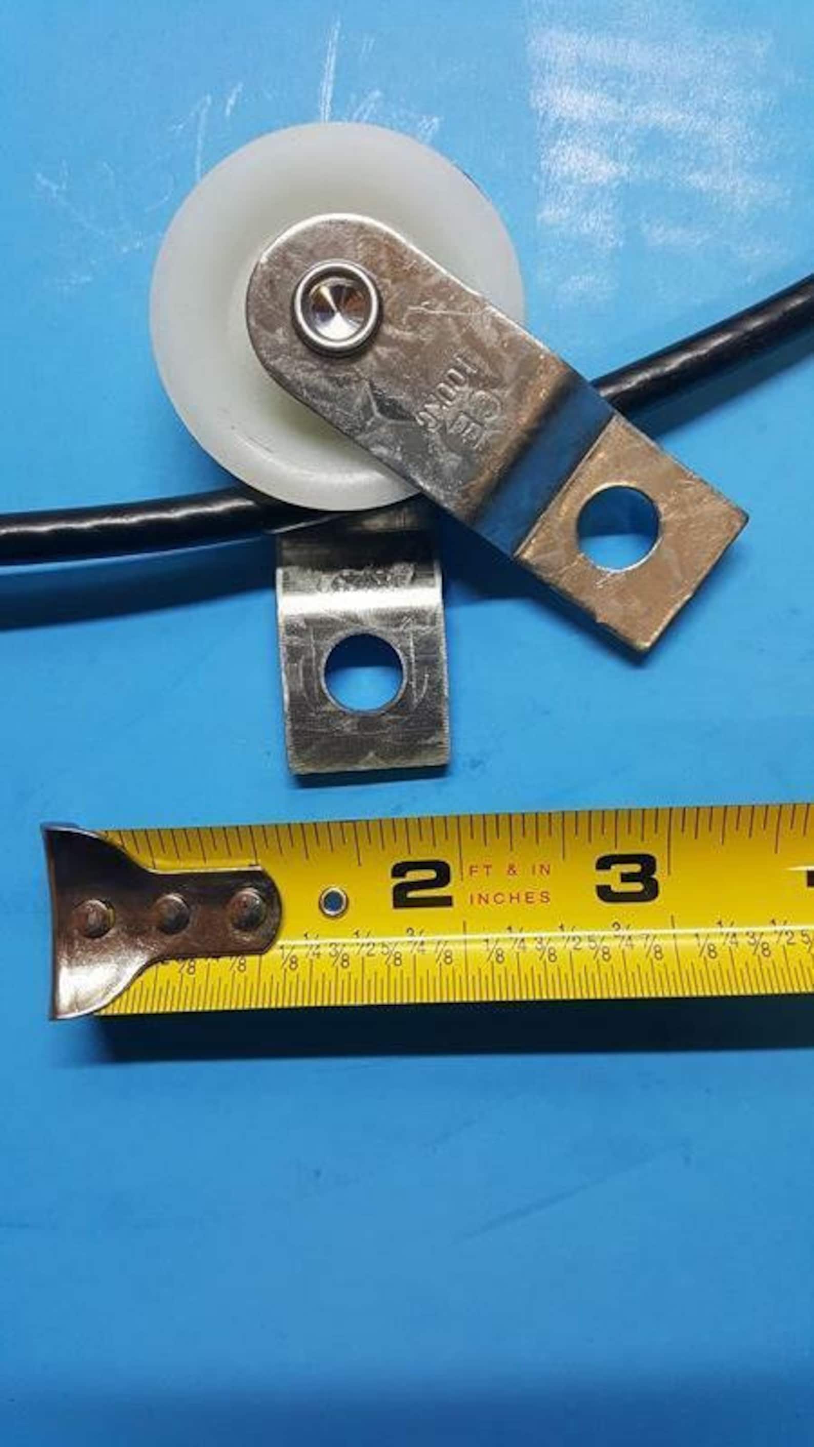 50 Pulegge + 50 Moschettoni A Scatto In Zinco - Per Rete Da Baseball, Gabbia Di Battuta, Attrezzatura Sportiva