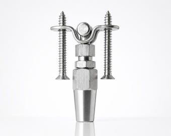 Swageless Surface Mount Deck Toggle for 1/8" Cable Railing T316 Stainless steel