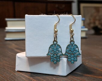 Hamsa Earrings