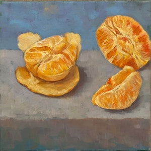 Orange, oil painting on canvas