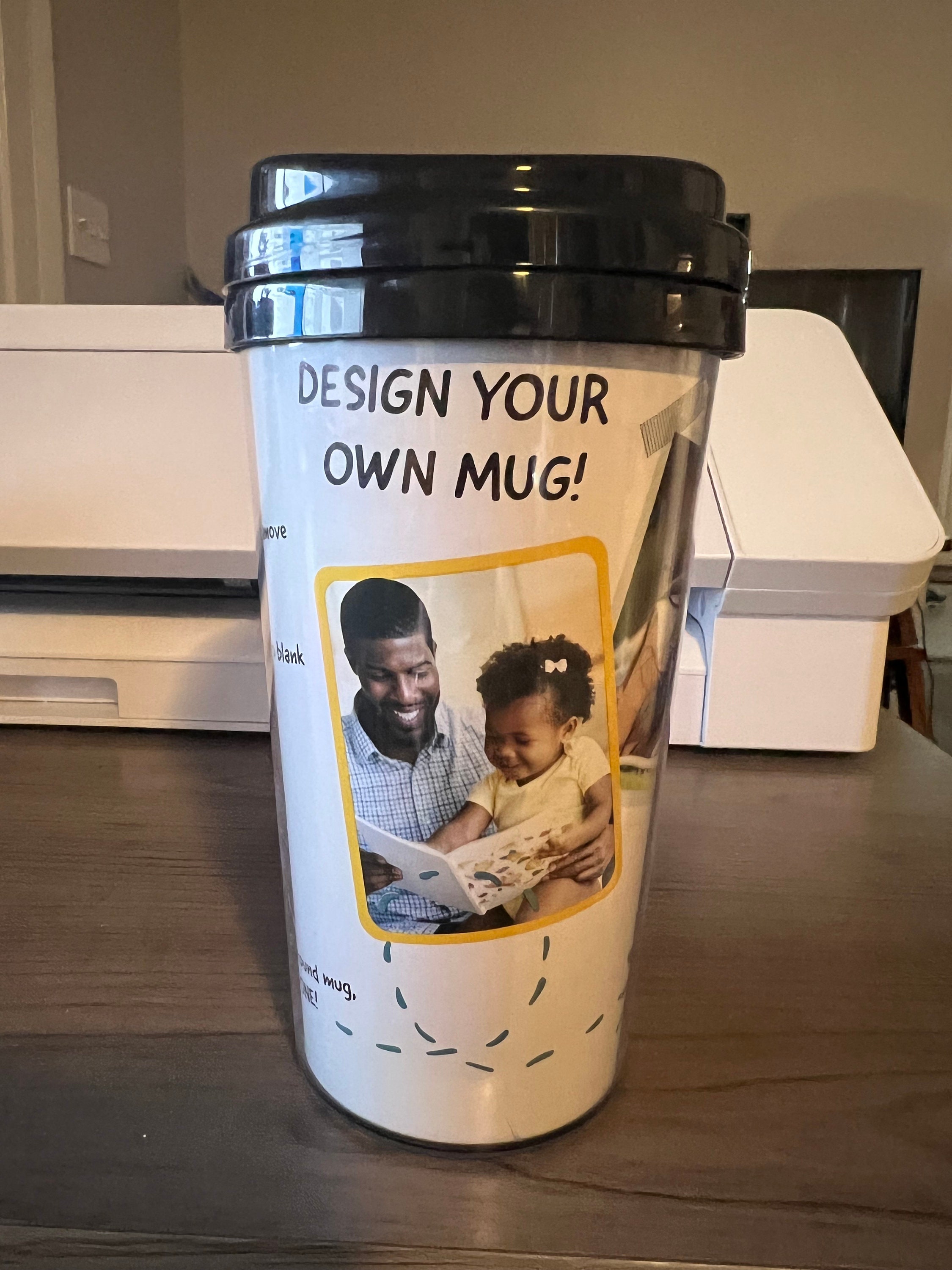 Template for Dollar Tree Design Your Own 17 Oz Travel Mug Etsy