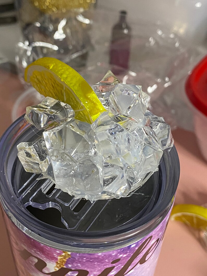 4 Blank Toppers for 20 oz tumblersTo make Fake Ice Etsy