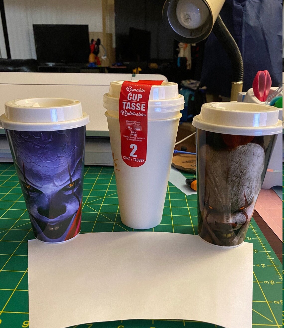 Dollar Tree Template to Sublimate Travel Coffee Cups Etsy Canada