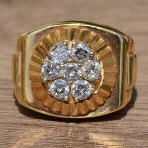 Gentleman&#39;s Diamond Pinky Ring