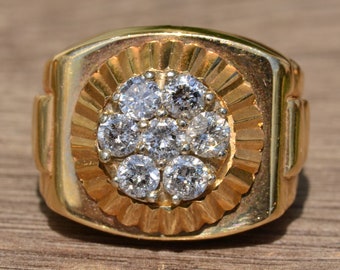 Gentleman's Diamond Pinky Ring