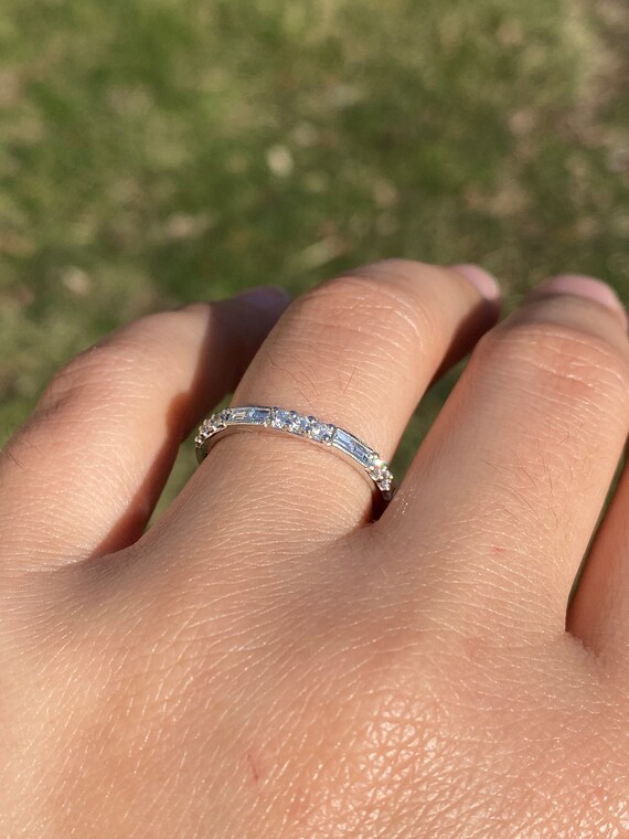 Gabriel and Company Signed Band with Natural Diam… - image 9