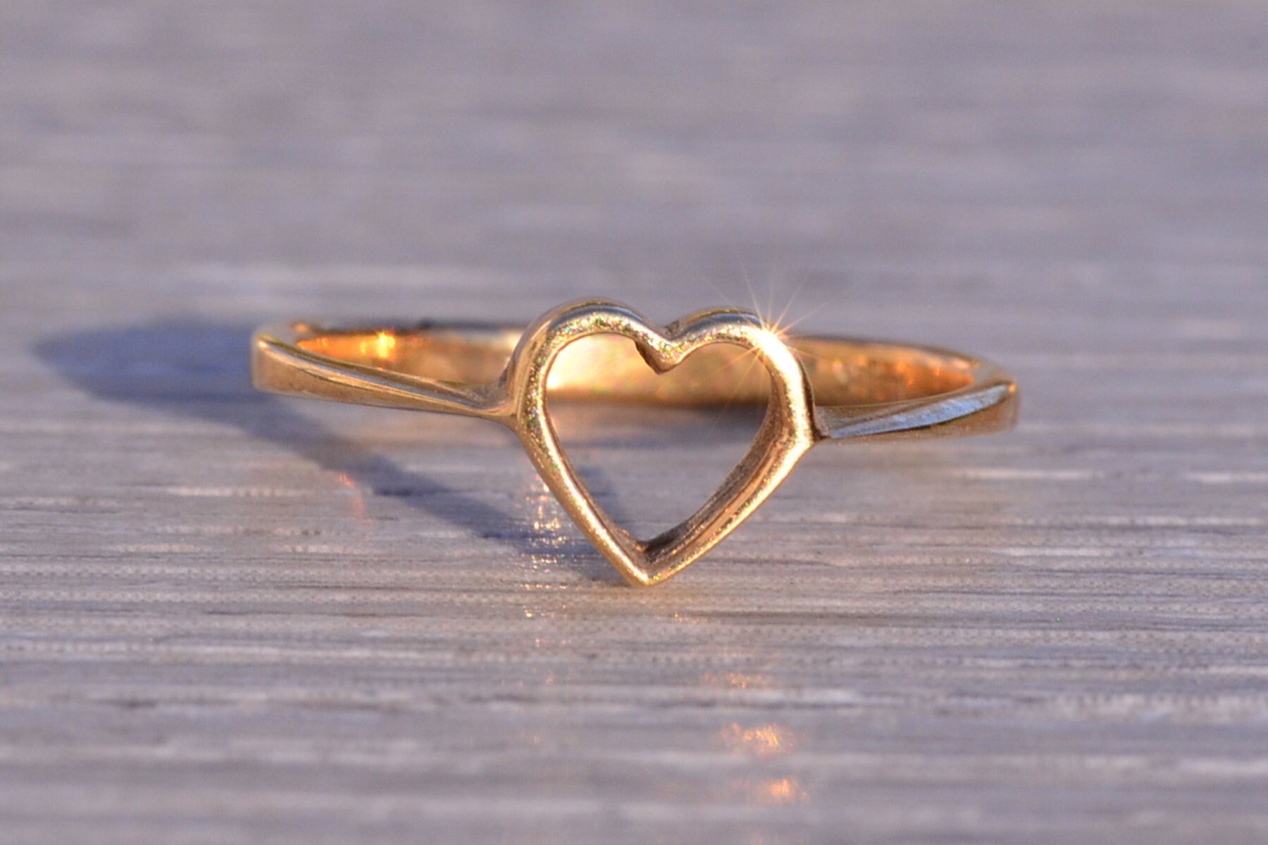在庫一掃セール売れ筋ランキング Yellow in Ring Heart Gold Etsy - アクセサリー